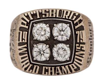 1979 Pittsburgh Steelers Super Bowl Championship Players Ring- Smith